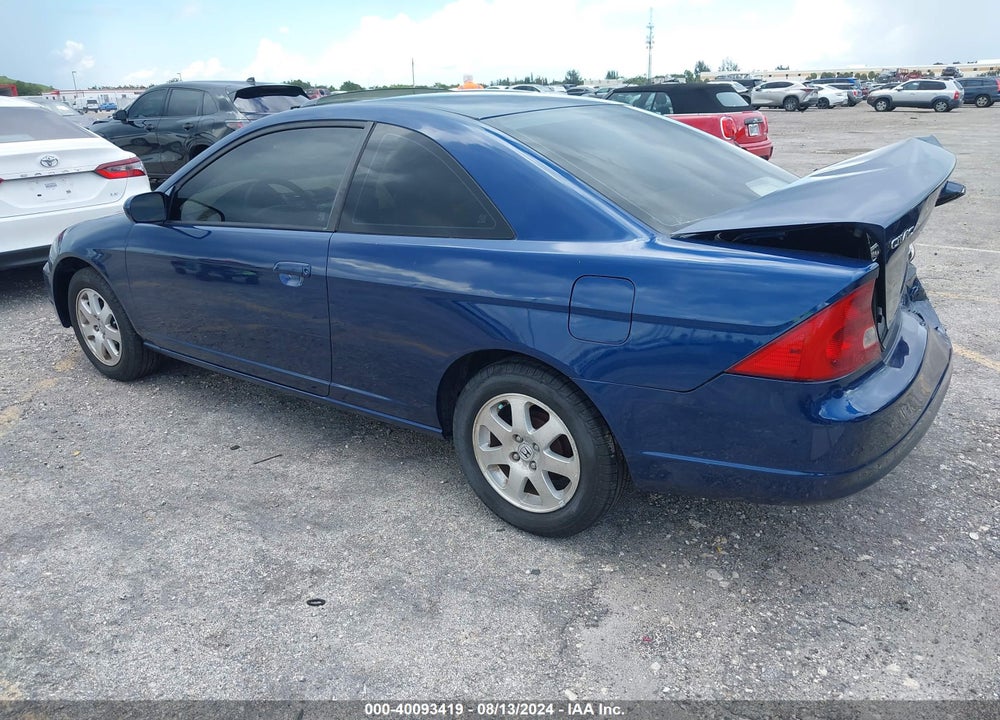 2003 HONDA CIVIC EX VIN: 1HGEM22943L084748