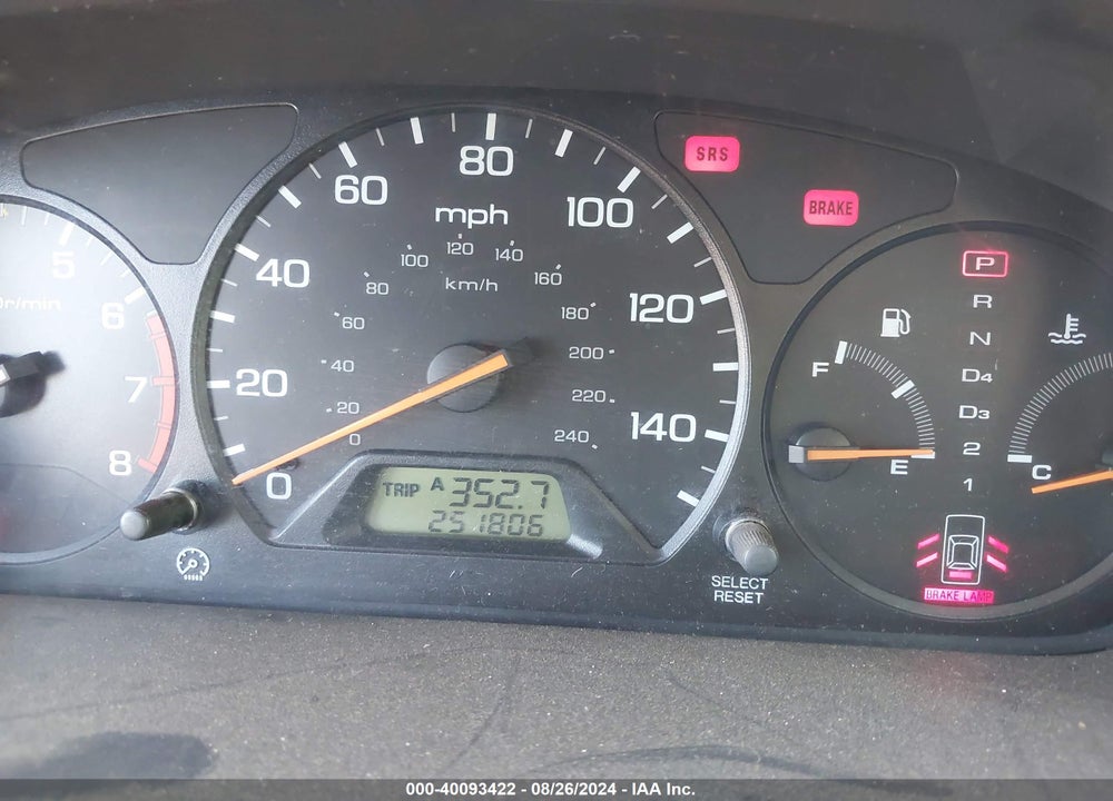 2002 HONDA ACCORD 2.3 SE VIN: 1HGCG56772A087615