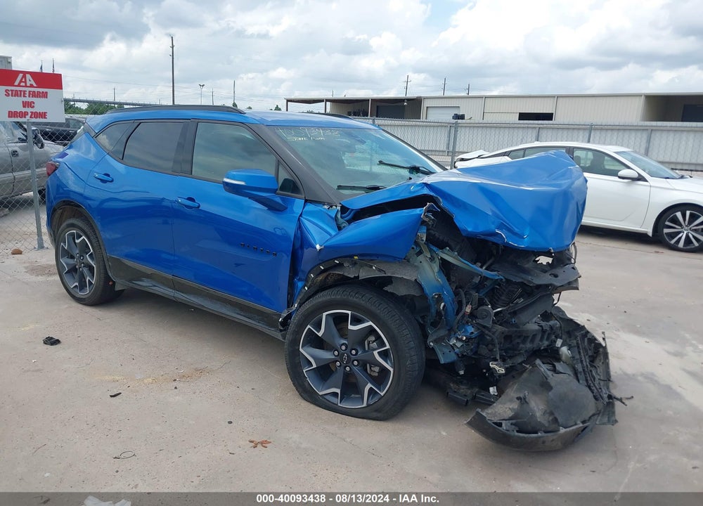 2020 CHEVROLET BLAZER FWD RS VIN: 3GNKBERSXLS602557
