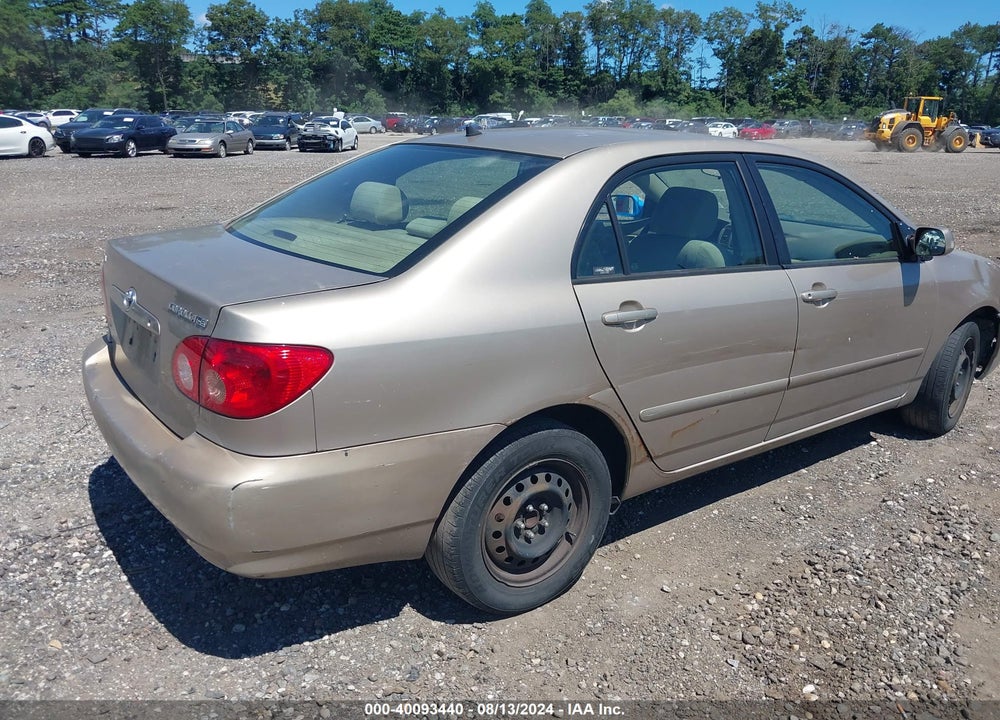 2006 TOYOTA COROLLA LE VIN: 2T1BR32EX6C660456