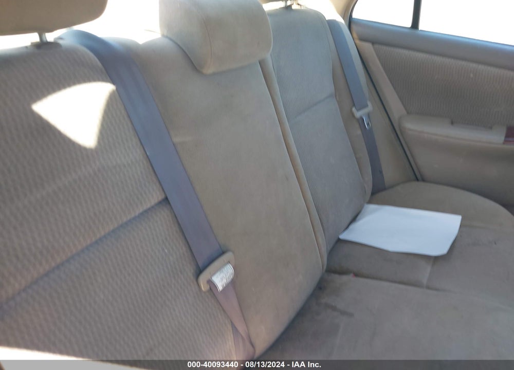 2006 TOYOTA COROLLA LE VIN: 2T1BR32EX6C660456