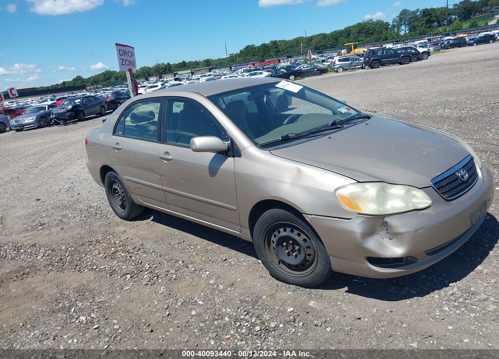 2006 TOYOTA COROLLA LE VIN: 2T1BR32EX6C660456