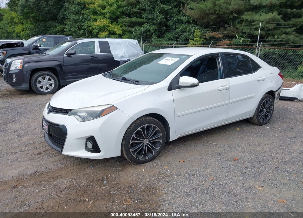 2016 TOYOTA COROLLA S PLUS VIN: 2T1BURHE6GC487724
