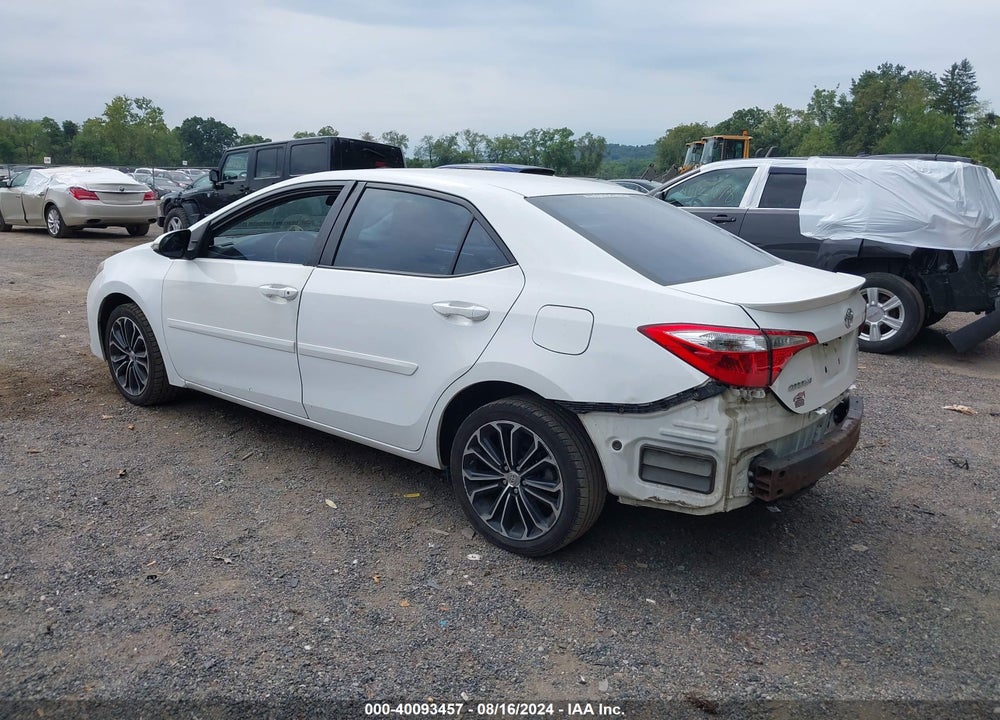 2016 TOYOTA COROLLA S PLUS VIN: 2T1BURHE6GC487724