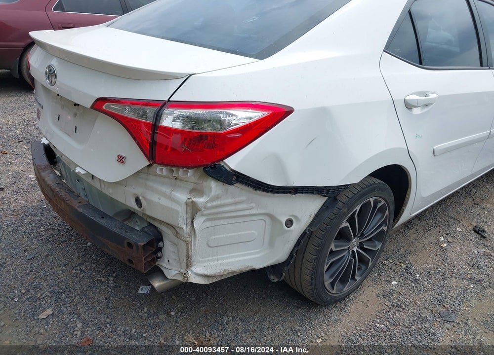 2016 TOYOTA COROLLA S PLUS VIN: 2T1BURHE6GC487724