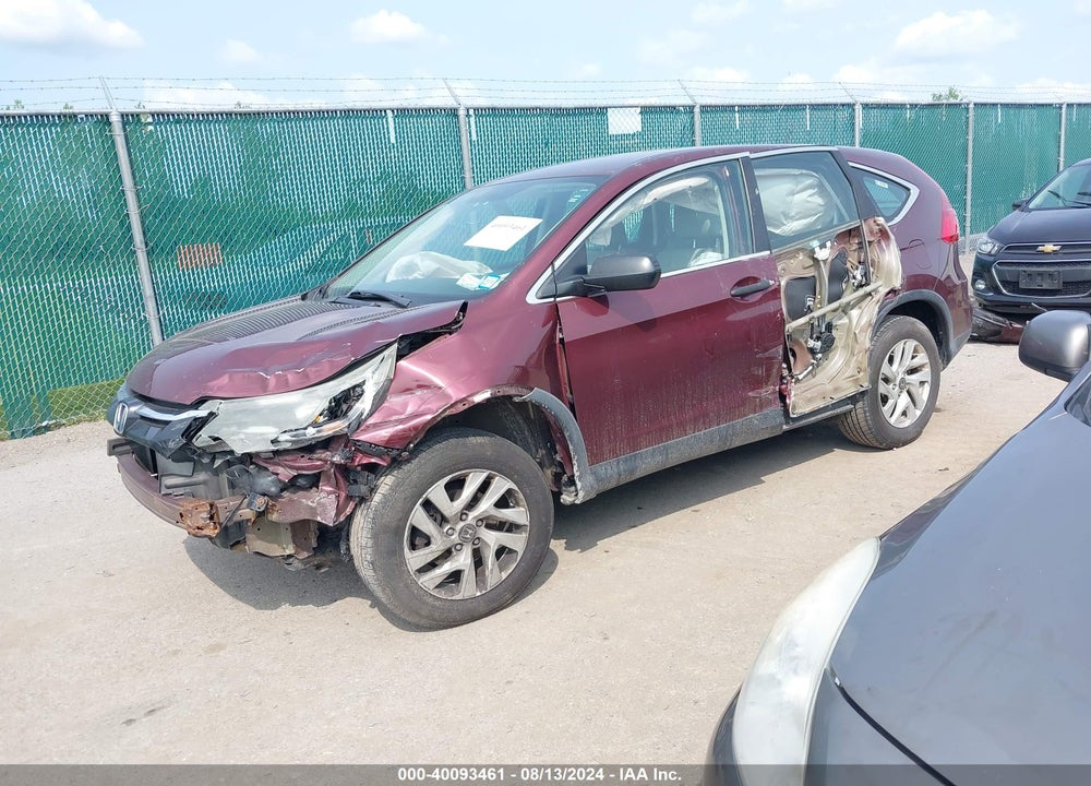 2015 HONDA CR-V LX VIN: 5J6RM4H32FL058484