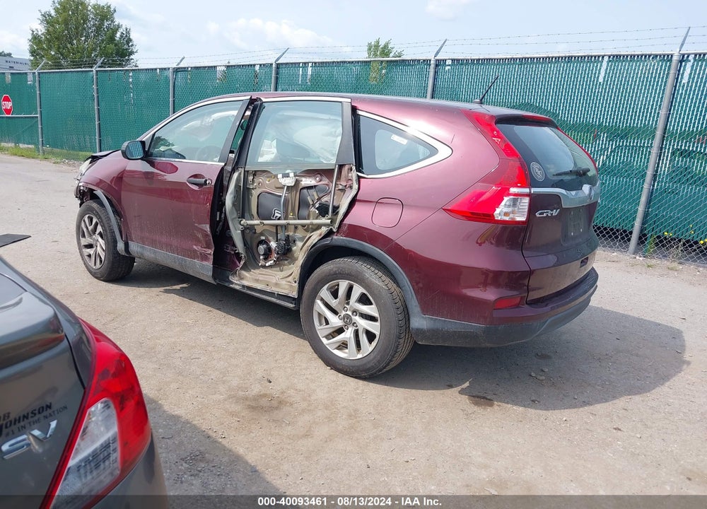 2015 HONDA CR-V LX VIN: 5J6RM4H32FL058484