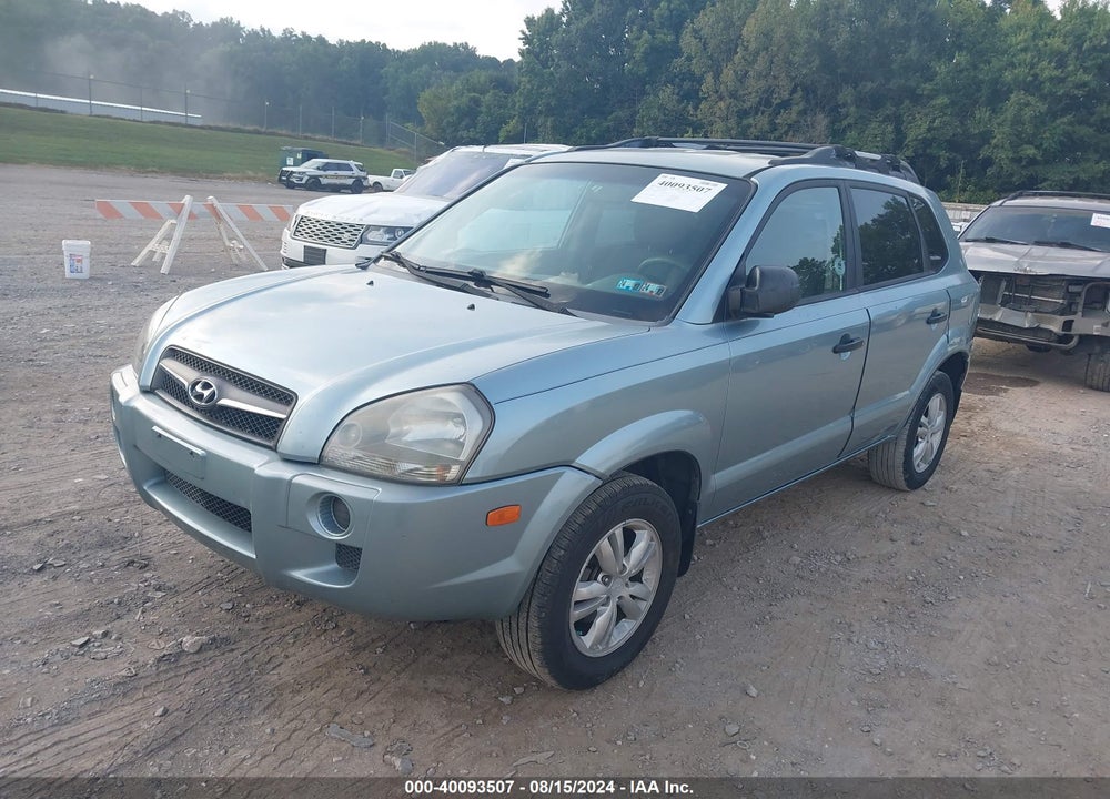 2009 HYUNDAI TUCSON GLS VIN: KM8JM12B29U991720