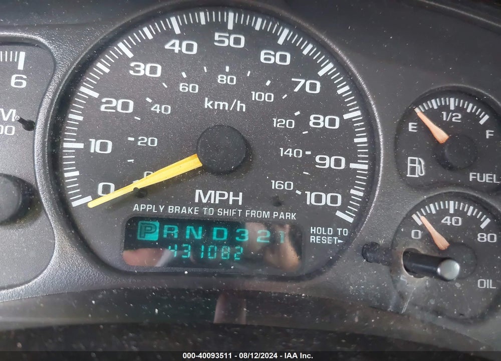 2001 CHEVROLET SILVERADO 1500 VIN: 2GCEC19W211239114