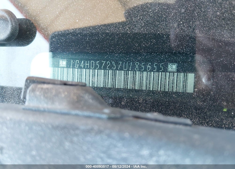 2007 BUICK LUCERNE CXL VIN: 1G4HD57237U185655