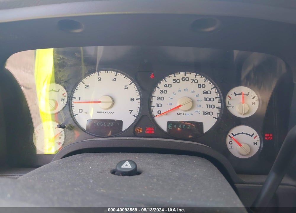 2005 DODGE RAM 1500 SLT/LARAMIE VIN: 1D7HU18D55J581457