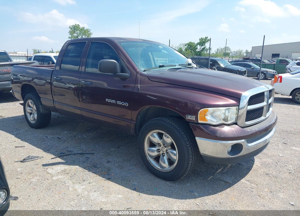 2005 DODGE RAM 1500 SLT/LARAMIE VIN: 1D7HU18D55J581457