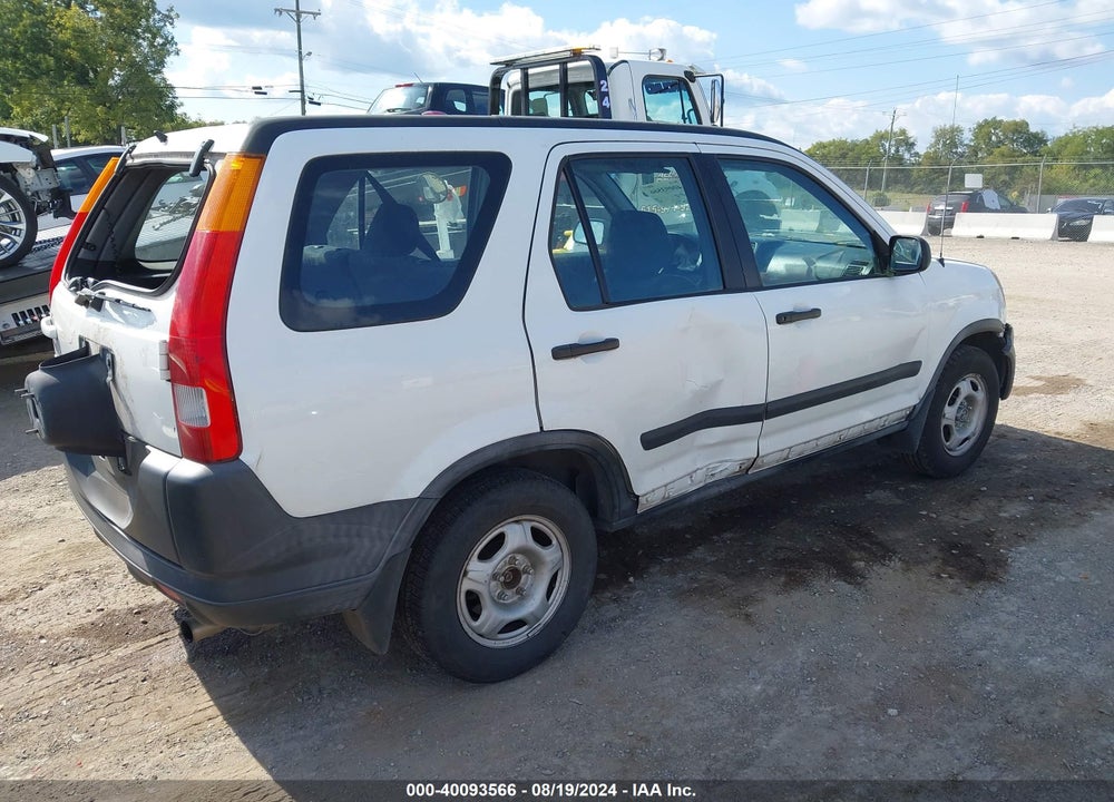 2004 HONDA CR-V LX VIN: SHSRD78414U249760