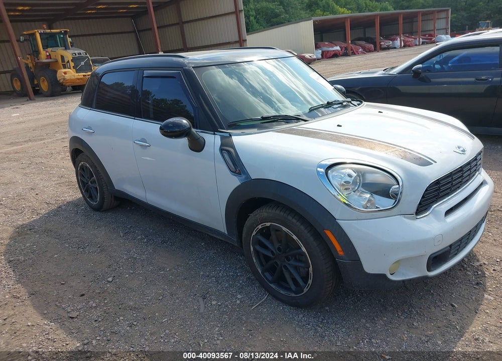 2012 MINI COOPER S COUNTRYMAN VIN: WMWZC3C50CWL82309