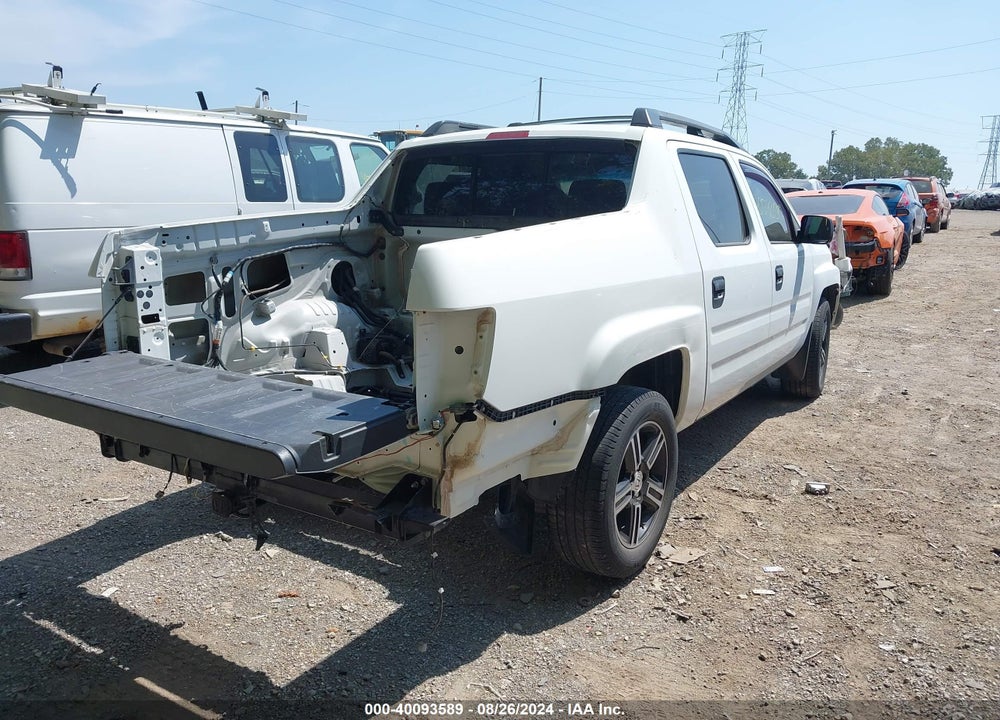 2012 HONDA RIDGELINE SPORT VIN: 5FPYK1F73CB001762