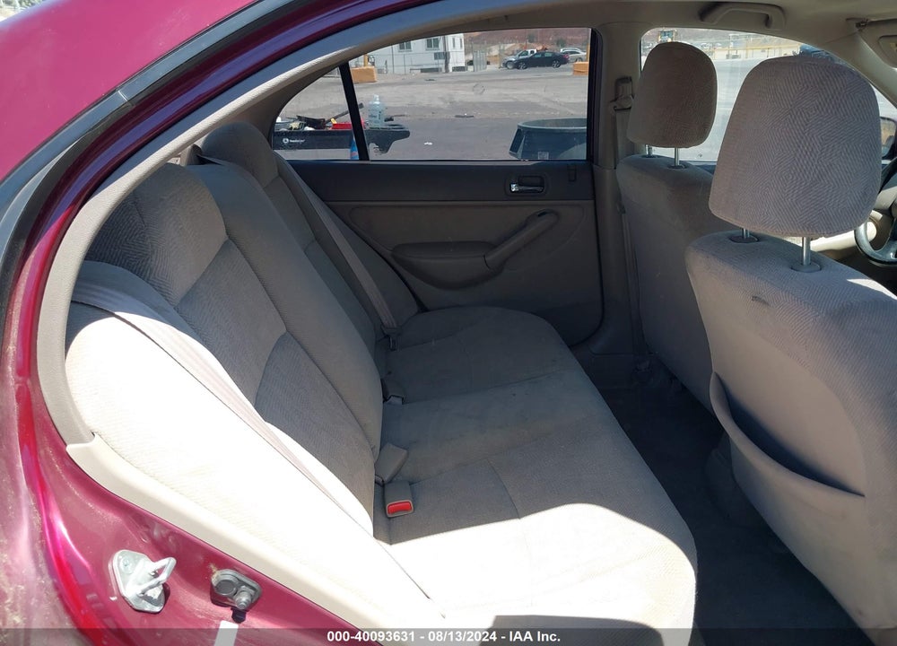 2002 HONDA CIVIC EX VIN: 2HGES26762H539707
