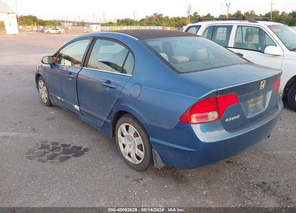 2006 HONDA CIVIC LX VIN: 1HGFA16576L153614
