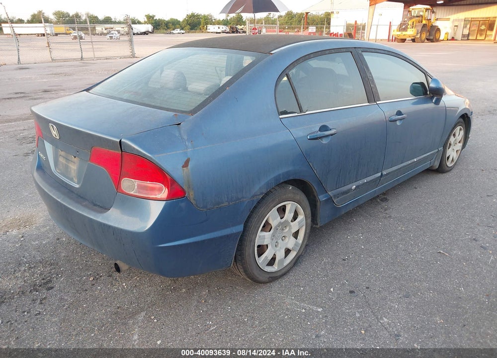 2006 HONDA CIVIC LX VIN: 1HGFA16576L153614