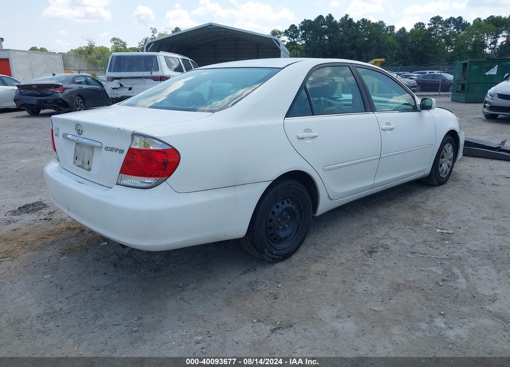 2005 TOYOTA CAMRY LE VIN: 4T1BE32K15U435390