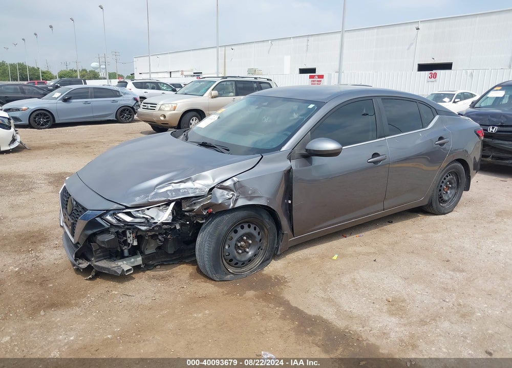 2022 NISSAN SENTRA S XTRONIC CVT VIN: 3N1AB8BV7NY238952