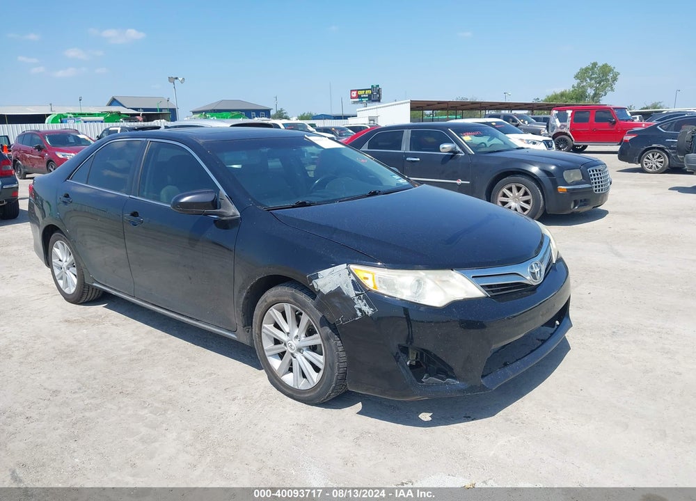 2012 TOYOTA CAMRY XLE V6 VIN: 4T1BK1FK5CU502657