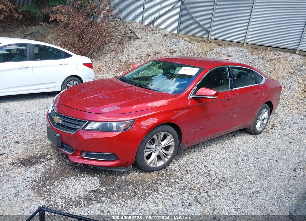2014 CHEVROLET IMPALA 2LT VIN: 2G1125S39E9153615