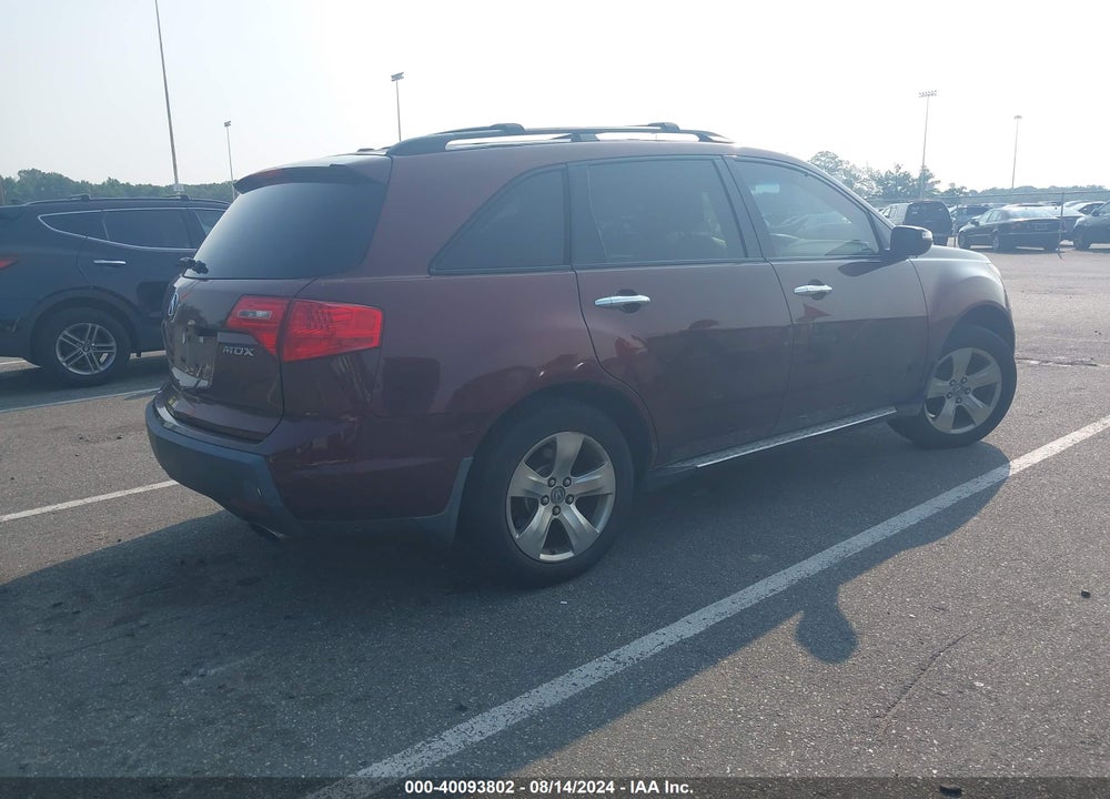 2007 ACURA MDX SPORT PACKAGE VIN: 2HNYD28567H526846