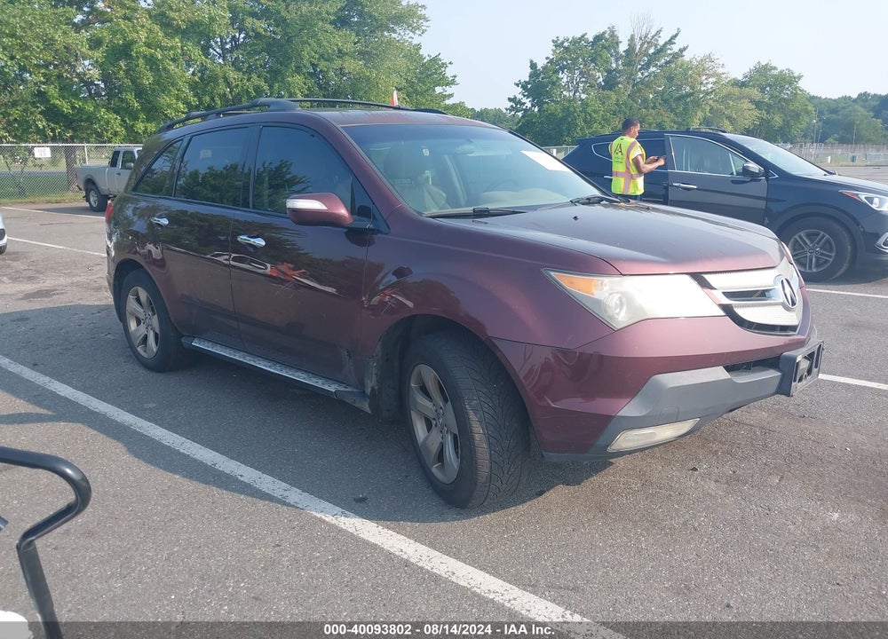 2007 ACURA MDX SPORT PACKAGE VIN: 2HNYD28567H526846