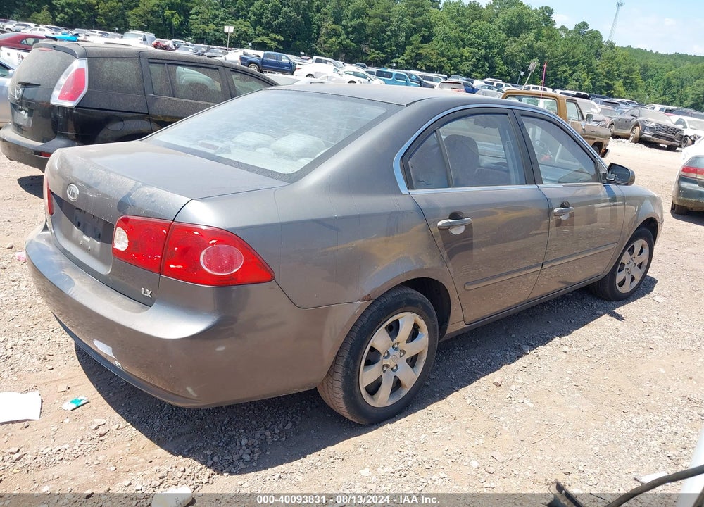2008 KIA OPTIMA LX VIN: KNAGE123985220827