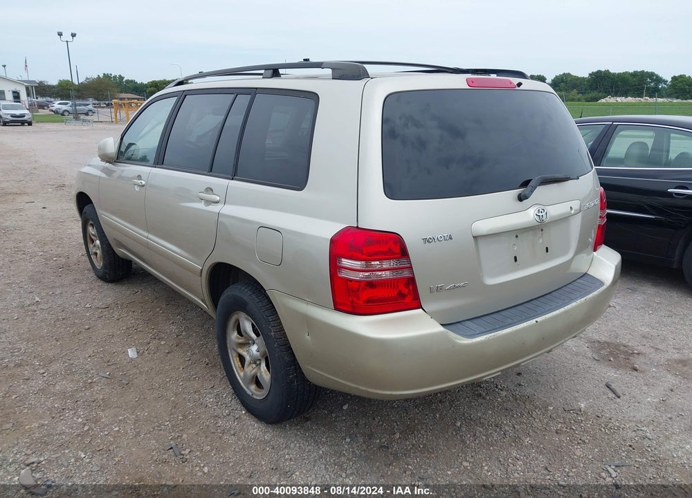 2003 TOYOTA HIGHLANDER V6 VIN: JTEHF21A230111086