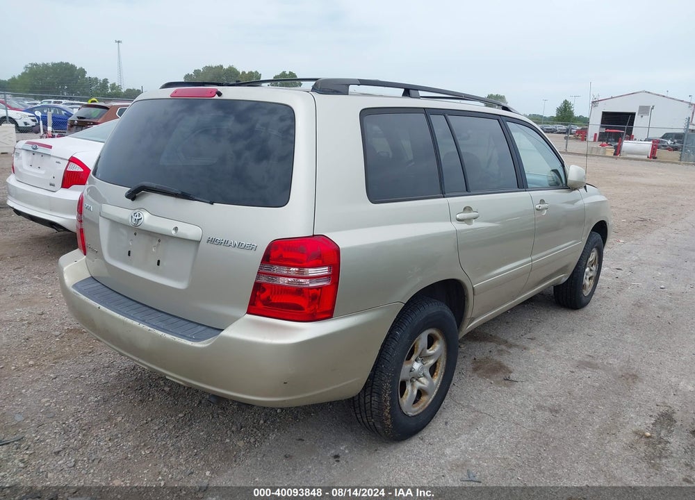 2003 TOYOTA HIGHLANDER V6 VIN: JTEHF21A230111086