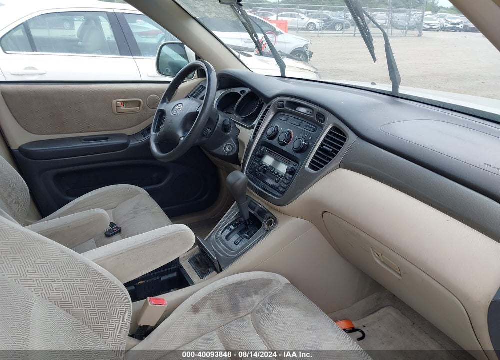 2003 TOYOTA HIGHLANDER V6 VIN: JTEHF21A230111086