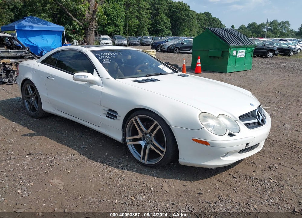 2007 MERCEDES-BENZ SL 550 VIN: WDBSK71F37F125630