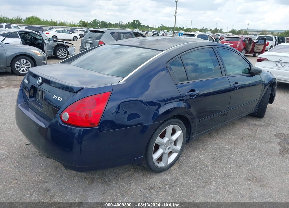2004 NISSAN MAXIMA 3.5 SE VIN: 1N4BA41E64C898203