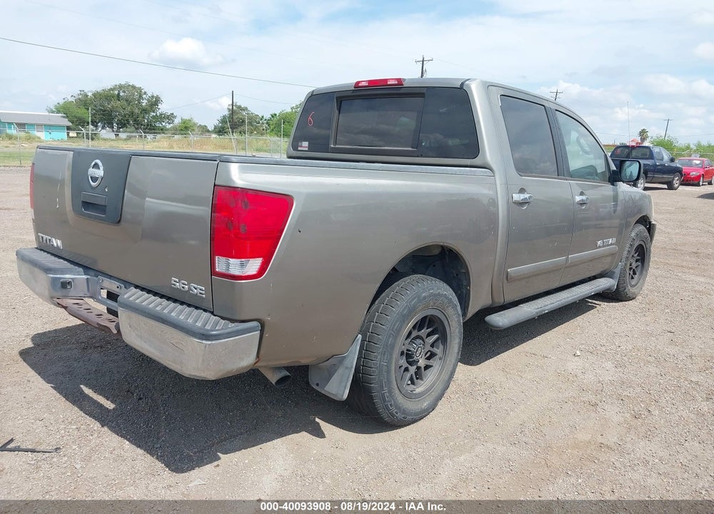 2007 NISSAN TITAN SE VIN: 1N6AA07A57N209955