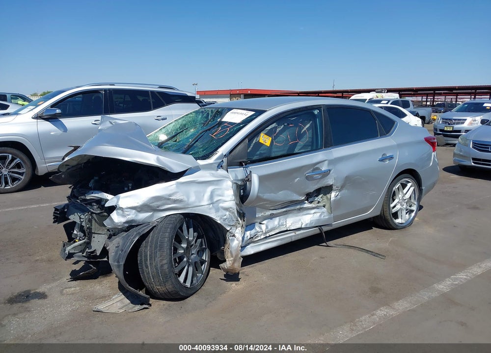 2017 NISSAN SENTRA SV VIN: 3N1AB7AP6HY402631
