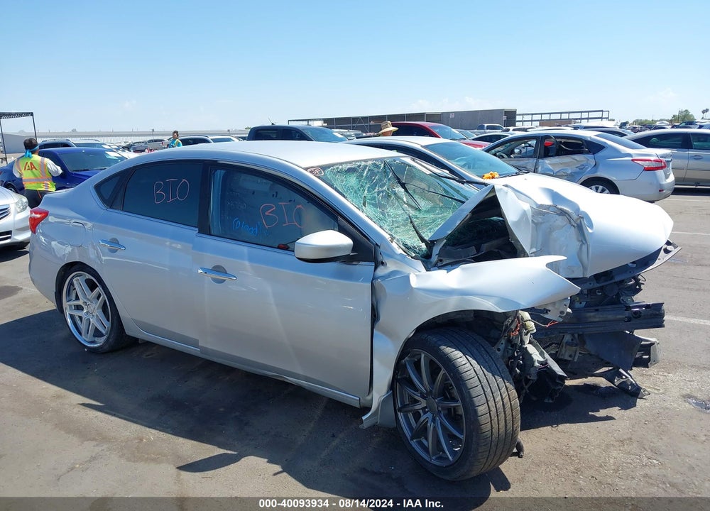 2017 NISSAN SENTRA SV VIN: 3N1AB7AP6HY402631
