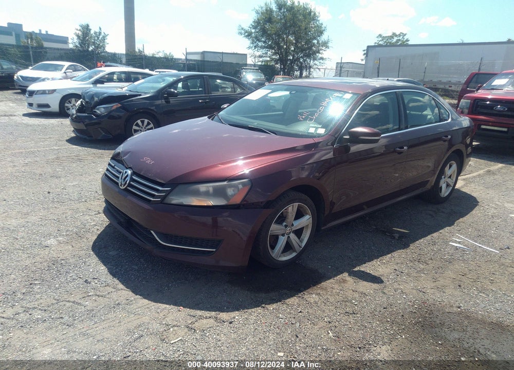 2013 VOLKSWAGEN PASSAT 2.5L SE VIN: 1VWBP7A31DC024315