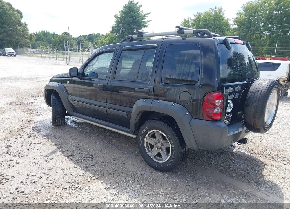 2005 JEEP LIBERTY RENEGADE VIN: 1J4GL38K55W684877