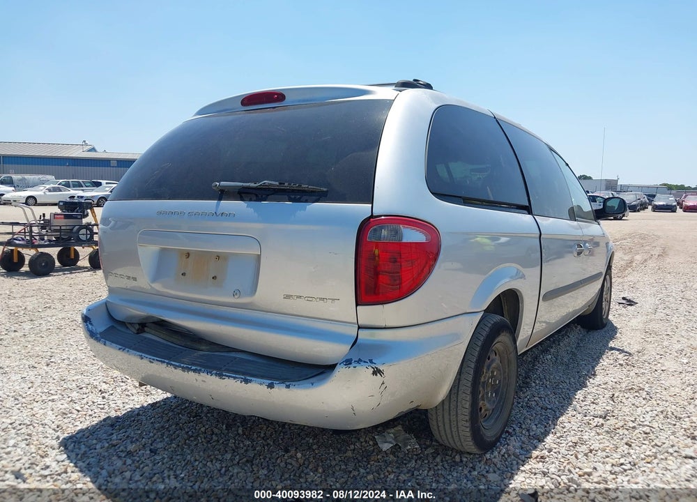 2003 DODGE GRAND CARAVAN SPORT VIN: 2D4GP44303R184164
