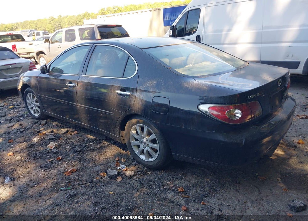 2003 LEXUS ES 300 VIN: JTHBF30GX36012517