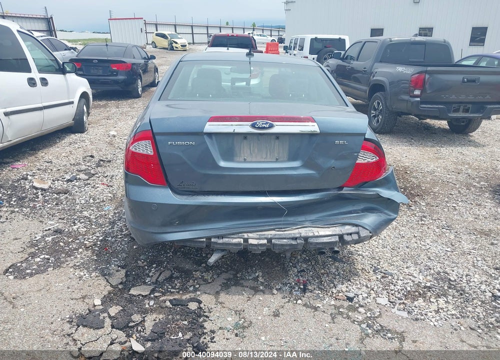 2012 FORD FUSION SEL VIN: 3FAHP0JA6CR331780
