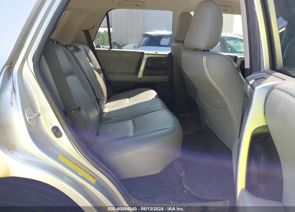 2013 TOYOTA 4RUNNER VIN: JTEZU5JR6D5062786