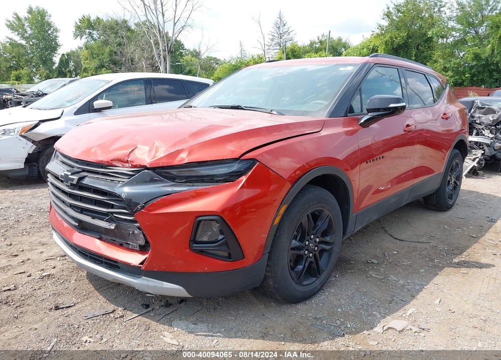 2021 CHEVROLET BLAZER FWD 2LT VIN: 3GNKBCRS9MS544270