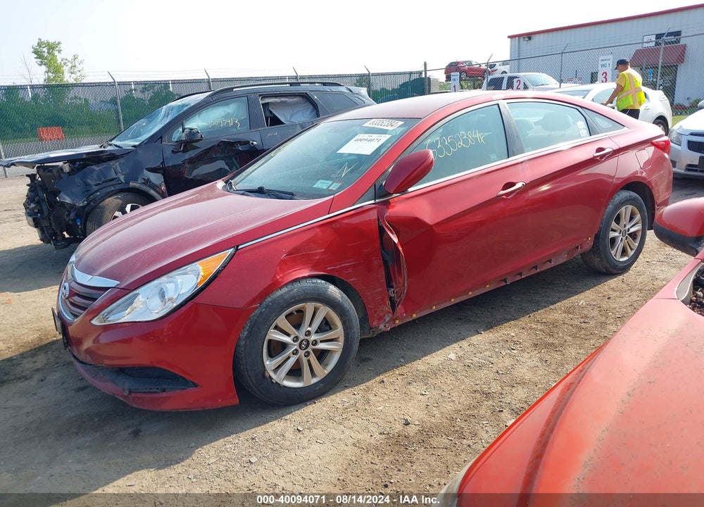 2014 HYUNDAI SONATA GLS VIN: 5NPEB4AC4EH858503