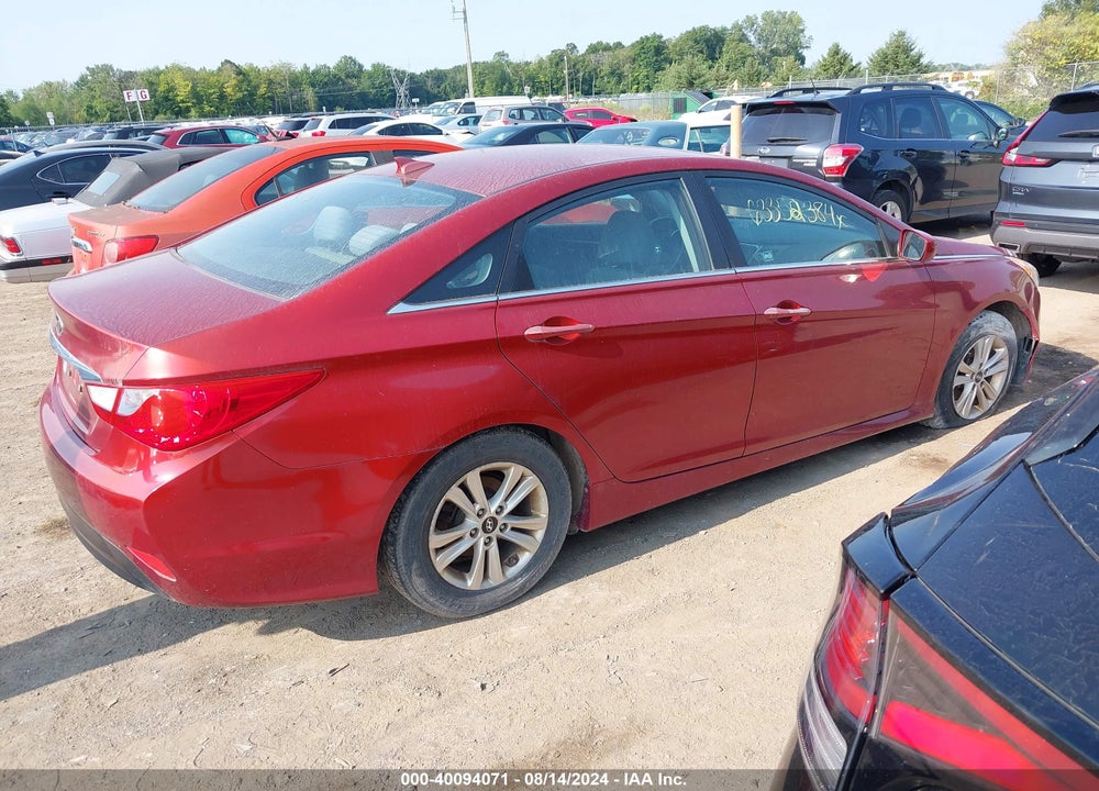 2014 HYUNDAI SONATA GLS VIN: 5NPEB4AC4EH858503