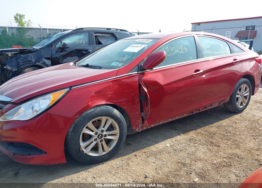 2014 HYUNDAI SONATA GLS VIN: 5NPEB4AC4EH858503
