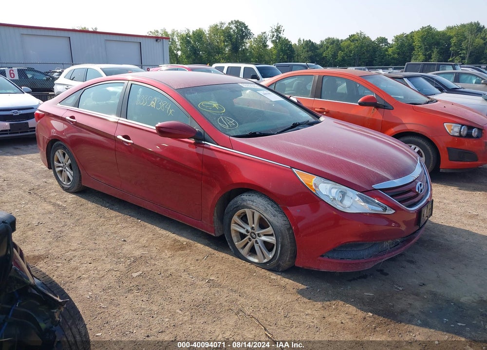 2014 HYUNDAI SONATA GLS VIN: 5NPEB4AC4EH858503