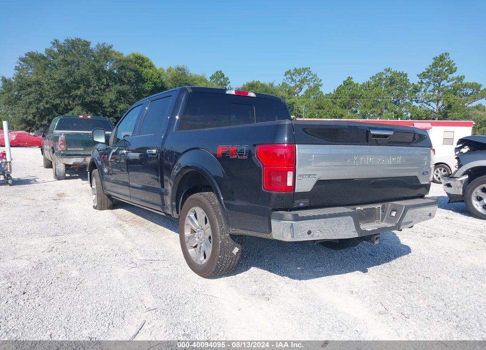 2019 FORD F-150 KING RANCH VIN: 1FTEW1E41KFA85291