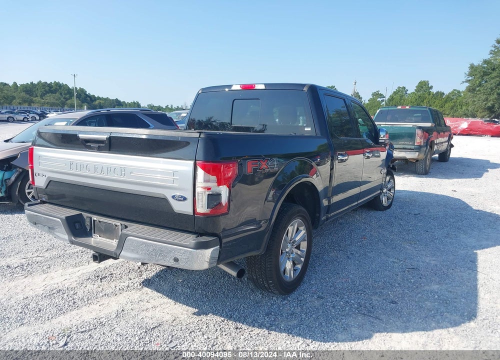 2019 FORD F-150 KING RANCH VIN: 1FTEW1E41KFA85291